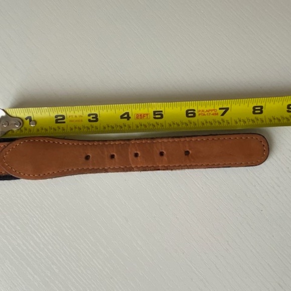 ZEP PRO Leather Canvas Belt USC Logo Embroidery Size 32 - Picture 9 of 11